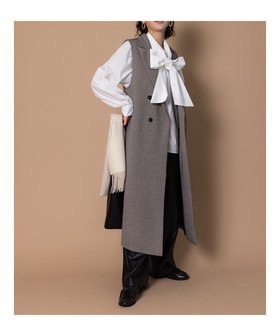 【テチチ/Te chichi】の【泉 里香さん着用・Oggi.jp10/23掲載】ツイードロングジレ(セットアップ可) 人気、トレンドファッション・服の通販 founy(ファニー) ファッションモデル・俳優・女優 Models 女性 Women 泉里香 Izumi Rika ファッション Fashion レディースファッション Fashion for Women アウター Coat / Outerwear Collection レディースジャケット・軽アウター Jackets クラシカル Classical, Vintage-Inspired ジャケット Jacket, Outerwear スリット Slit, Slit Detail セットアップ Set-Up, Coordinated Outfit ツイード Twill, Twill Weave ロング Long, Long-Length エレガント 上品 Elegant 夏 Summer S/S・春夏 SS, Spring/Summer, Warm Season A/W・秋冬 Autumn/Winter |ID:prp329100004761920