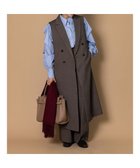 【テチチ/Te chichi】の【泉 里香さん着用・Oggi.jp10/23掲載】ツイードロングジレ(セットアップ可) ブラウン|ID: prp329100004761920 ipo3291000000035410650