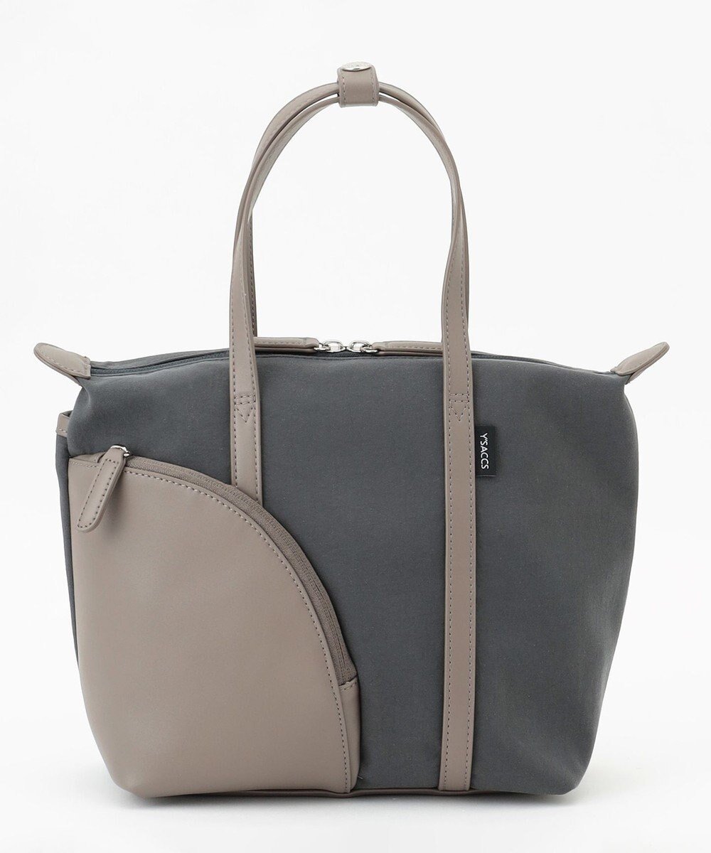 【イザック/Y'SACCS】のコットンライクナイロントート Sサイズ インテリア・キッズ・メンズ・レディースファッション・服の通販 founy(ファニー) 　ファッション　Fashion　レディースファッション　Fashion for Women　バッグ　Bags　シンプル　Simple, Minimal　スマート　Smart, Elegant　財布　Wallet, Purse　ハンカチ　Handkerchief, Hanky　ビンテージ　Vintage, Retro Style　ベーシック　Basic, Essential　ポケット　Pocket, Pocket Detail　ポーチ　Pouch, Small Case　おすすめ　Recommended / Our Picks　グレー|ID: prp329100004761921 ipo3291000000034463637