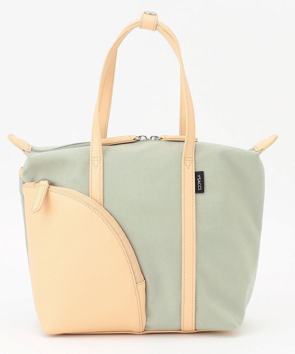 【イザック/Y'SACCS】のコットンライクナイロントート Sサイズ インテリア・キッズ・メンズ・レディースファッション・服の通販 founy(ファニー) 　ファッション　Fashion　レディースファッション　Fashion for Women　バッグ　Bags　シンプル　Simple, Minimal　スマート　Smart, Elegant　財布　Wallet, Purse　ハンカチ　Handkerchief, Hanky　ビンテージ　Vintage, Retro Style　ベーシック　Basic, Essential　ポケット　Pocket, Pocket Detail　ポーチ　Pouch, Small Case　おすすめ　Recommended / Our Picks　ライトグリーン|ID: prp329100004761921 ipo3291000000034463639