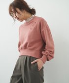 【フェルゥ/Feroux】の【洗える】ロゴ刺繍裏毛 プルオーバー ピンク系|ID: prp329100004761929 ipo3291000000034463707