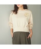 【フェルゥ/Feroux】の【洗える】ロゴ刺繍裏毛 プルオーバー ベージュ系|ID: prp329100004761929 ipo3291000000034463708