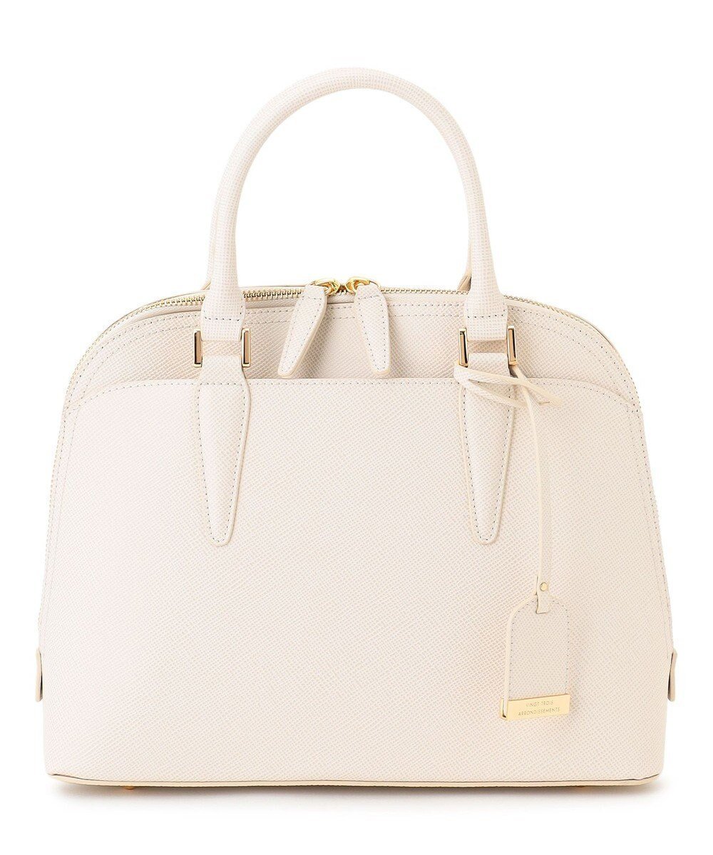 【23区/NIJYUSANKU】の【先行予約】ブガッティ型 2WAY ハンドバッグ インテリア・キッズ・メンズ・レディースファッション・服の通販 founy(ファニー) ファッション Fashion レディースファッション Fashion for Women バッグ Bags オケージョン Occasion Wear コンパクト Compact, Small Size スマート Smart, Elegant セレモニー Ceremony ダブル Double, Double-Breasted ビジネス 仕事 通勤 Business / Work / Commuting フェイクレザー Faux Leather, PU Leather フォーマル Formal, Dressy ポケット Pocket, Pocket Detail エレガント 上品 Elegant 定番 Standard, Basic Item アイボリー系|ID: prp329100004761941 ipo3291000000034463753