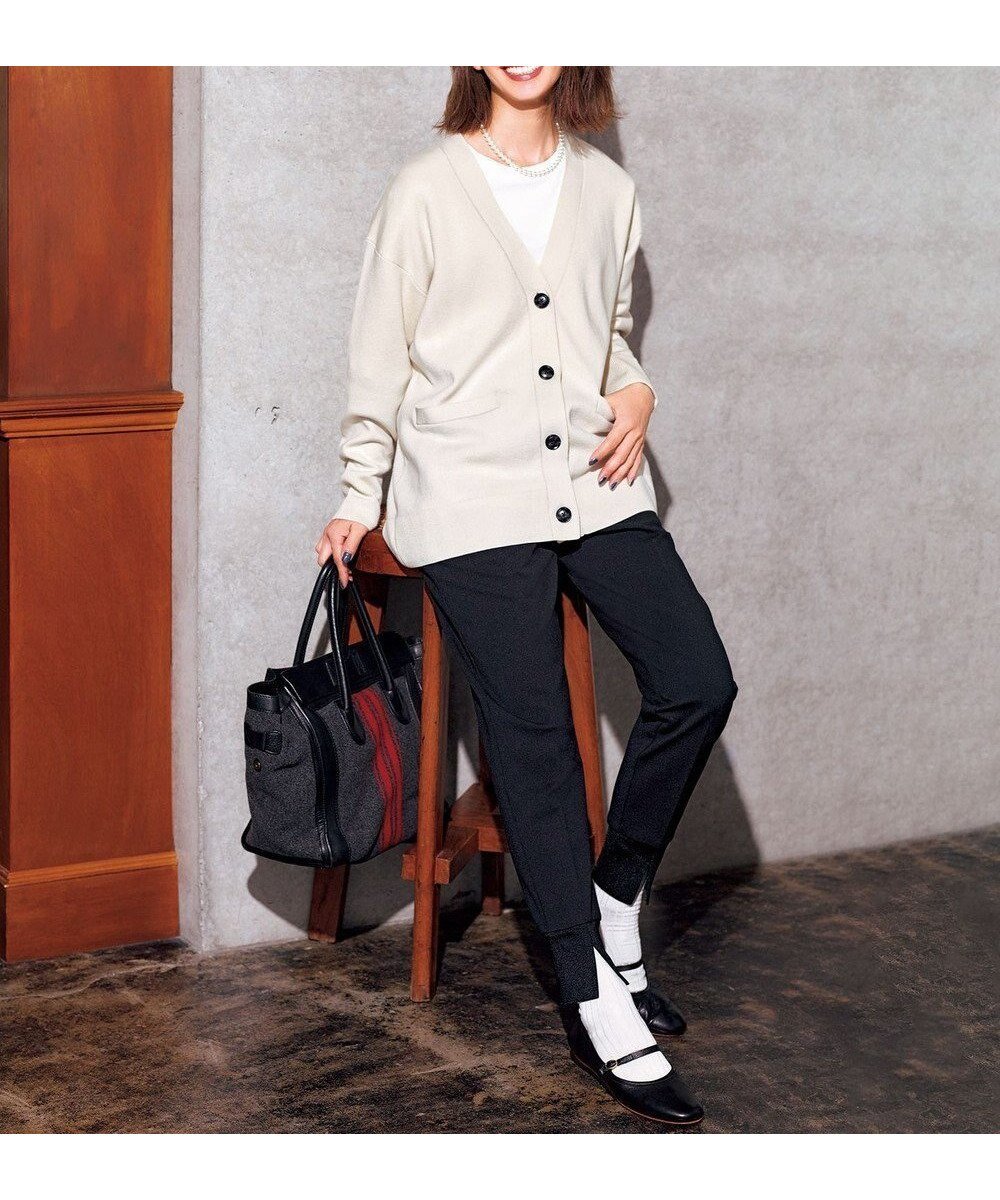 【アンフィーロ 自由区/UNFILO】の【東レ開発素材にリニューアル!】beauty warm 最愛ジョグパン インテリア・キッズ・メンズ・レディースファッション・服の通販 founy(ファニー) ファッション Fashion レディースファッション Fashion for Women パンツ Pants & Trousers ジョーゼット Georgette, Semi-Sheer Fabric スリット Slit, Slit Detail センター Center, Center Line テーパード Tapered, Tapered Pants ワイド Wide, Wide Fit A/W・秋冬 Autumn/Winter おすすめ Recommended / Our Picks エレガント 上品 Elegant ブラック|ID: prp329100004761944 ipo3291000000034463762