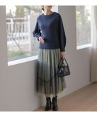 【組曲/KUMIKYOKU】のリバーシブルチュール スカート グレイッシュネイビー×イエロー|ID: prp329100004761949 ipo3291000000034463777