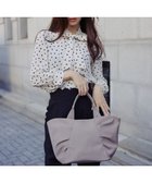 【トッカ/TOCCA】の【宮本茉由さん・八木アリサさん着用】RIBBON KNOT NYLONBAG ナイロントートバッグ ベージュ系|ID: prp329100004761950 ipo3291000000035412053