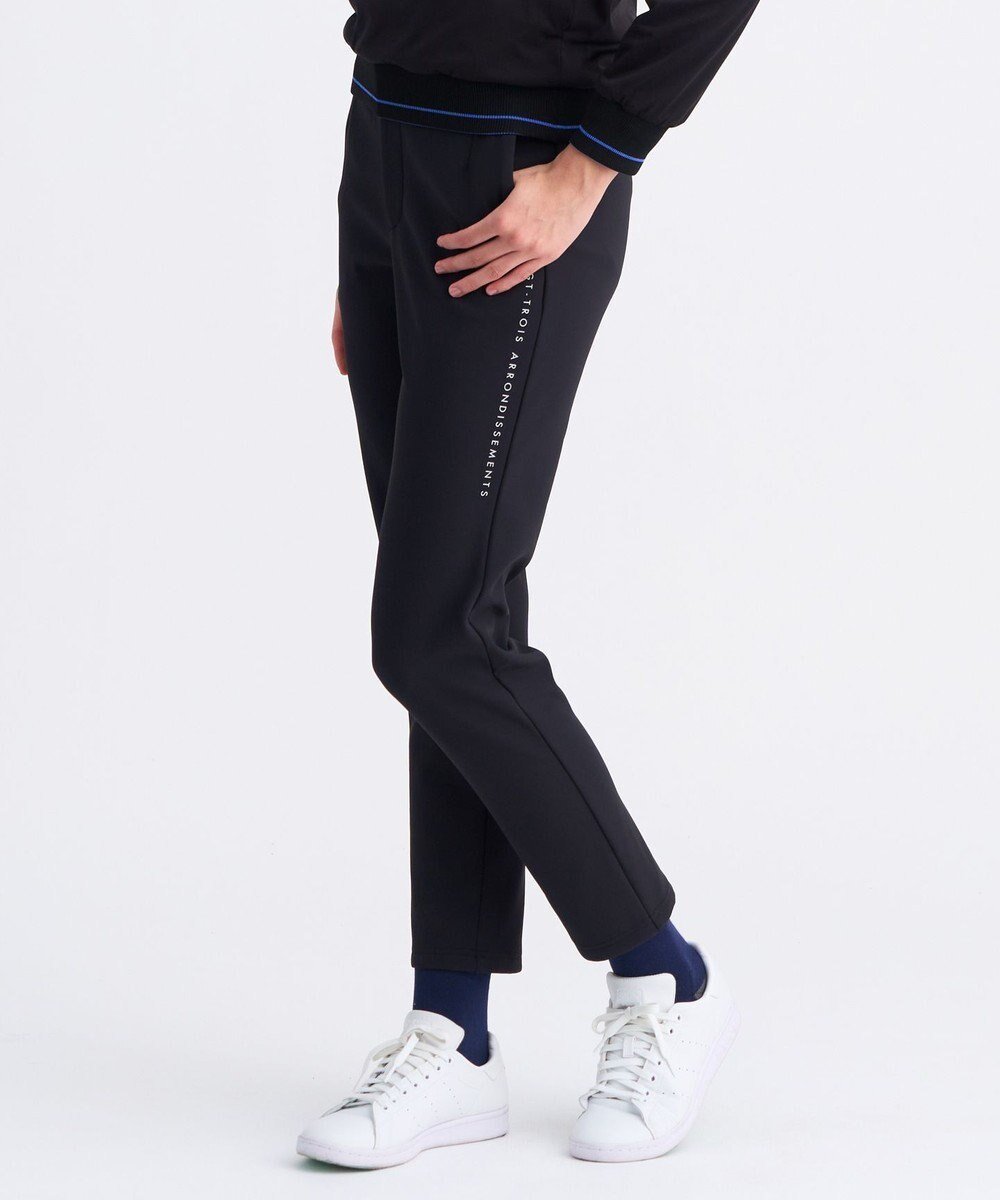 【23区 ゴルフ/NIJYUSANKU GOLF】の【WOMEN】トリコットボンディングテーパードパンツ インテリア・キッズ・メンズ・レディースファッション・服の通販 founy(ファニー) ファッション Fashion レディースファッション Fashion for Women パンツ Pants & Trousers ゴルフ Golf ストレッチ Stretch, Stretchy Fabric バランス Balance, Style Balance ボトム Bottoms, Lower Wear ボンディング Bonding, Bonded Fabric ラウンド Round, Round Neck エレガント 上品 Elegant 冬 Winter / This Winter A/W・秋冬 Autumn/Winter ブラック系|ID: prp329100004761973 ipo3291000000034463838