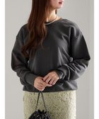 【テチチ/Te chichi】の【泉 里香さん着用・Oggi.jp10/23掲載】プレート付き裏毛PO チャコールグレー|ID: prp329100004761981 ipo3291000000034463869