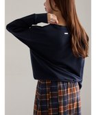 【テチチ/Te chichi】の【泉 里香さん着用・Oggi.jp10/23掲載】プレート付き裏毛PO ネイビー|ID: prp329100004761981 ipo3291000000034463870