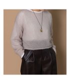 【テチチ/Te chichi】の【泉 里香さん着用・Oggi.jp10/23掲載】キャットヤーンメッシュニット グレー|ID: prp329100004761983 ipo3291000000034463876