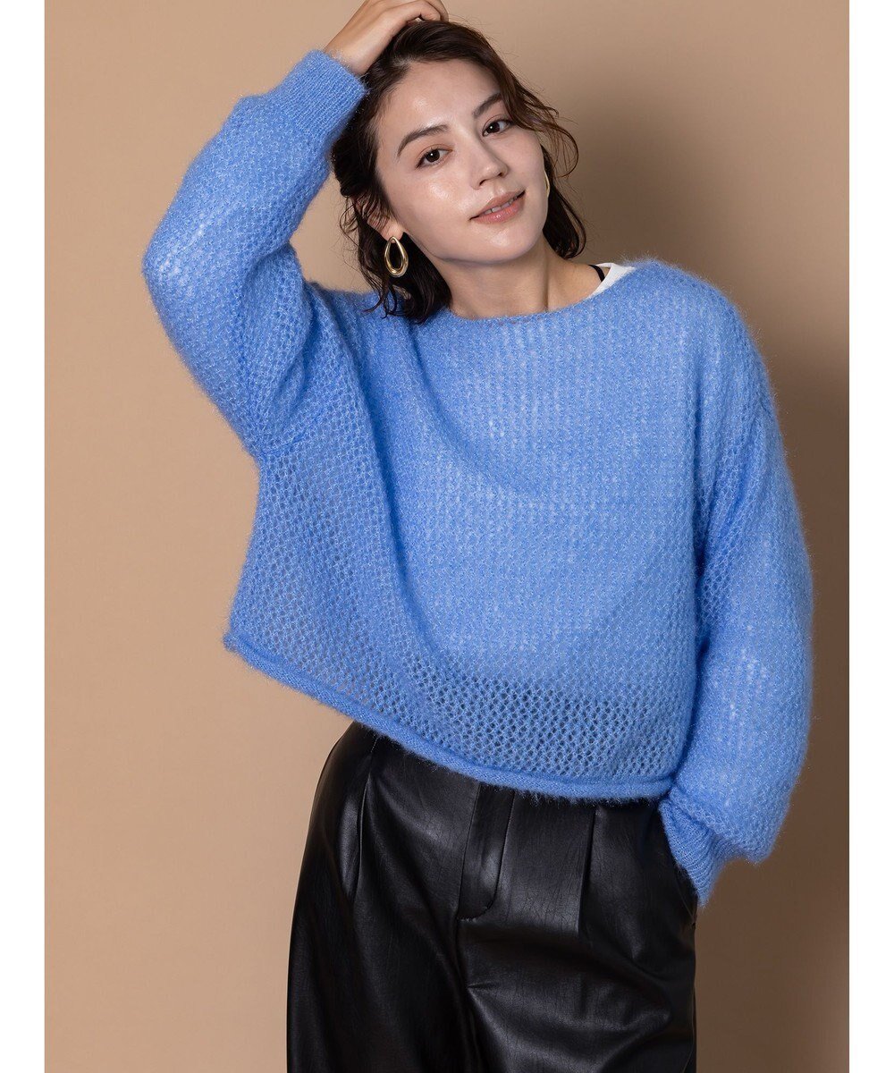 【テチチ/Te chichi】の【泉 里香さん着用・Oggi.jp10/23掲載】キャットヤーンメッシュニット インテリア・キッズ・メンズ・レディースファッション・服の通販 founy(ファニー) ファッションモデル・俳優・女優 Models 女性 Women 泉里香 Izumi Rika ファッション Fashion レディースファッション Fashion for Women トップス・カットソー Cut & Sew Tops ニット Knit Tops & Sweaters 新作・新入荷 New Arrivals / New In セーター Sweater, Knitwear デニム Denim, Jeans Material メッシュ Mesh, Net Fabric 夏 Summer S/S・春夏 SS, Spring/Summer, Warm Season A/W・秋冬 Autumn/Winter ブルー|ID: prp329100004761983 ipo3291000000034463877