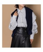 【テチチ/Te chichi】の【泉 里香さん着用・Oggi.jp10/23掲載】ラッフルスリーブシャツ グレー|ID: prp329100004761985 ipo3291000000034463884