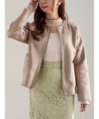 【テチチ/Te chichi】のリバーシブルファームートンブルゾン モカ|ID: prp329100004761987 ipo3291000000034463892