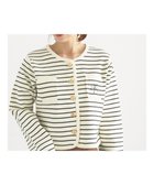 【テチチ/Te chichi】のレタードポケットジャケットカーディガン オフホワイト|ID: prp329100004761989 ipo3291000000034463897