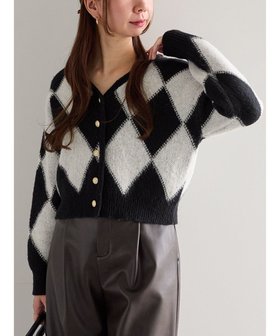 【テチチ/Te chichi】のアーガイルジャガードVネックカーディガン 人気、トレンドファッション・服の通販 founy(ファニー) ファッション Fashion レディースファッション Fashion for Women トップス・カットソー Cut & Sew Tops ニット Knit Tops & Sweaters カーディガン・羽織り Layered Style Cardigans Vネックトップス V-Neck Tops / V-Cut Neckline Shirts 新作・新入荷 New Arrivals / New In おすすめ Recommended / Our Picks カットソー Cut and Sewn Top カーディガン Cardigan, Knitwear セーター Sweater, Knitwear フロント Front, Front Design 夏 Summer S/S・春夏 SS, Spring/Summer, Warm Season A/W・秋冬 Autumn/Winter |ID:prp329100004761990