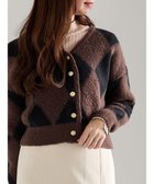 【テチチ/Te chichi】のアーガイルジャガードVネックカーディガン 人気、トレンドファッション・服の通販 founy(ファニー) ファッション Fashion レディースファッション Fashion for Women トップス・カットソー Cut & Sew Tops ニット Knit Tops & Sweaters カーディガン・羽織り Layered Style Cardigans Vネックトップス V-Neck Tops / V-Cut Neckline Shirts 新作・新入荷 New Arrivals / New In おすすめ Recommended / Our Picks カットソー Cut and Sewn Top カーディガン Cardigan, Knitwear セーター Sweater, Knitwear フロント Front, Front Design 夏 Summer S/S・春夏 SS, Spring/Summer, Warm Season A/W・秋冬 Autumn/Winter thumbnail ブラウン|ID: prp329100004761990 ipo3291000000034463902