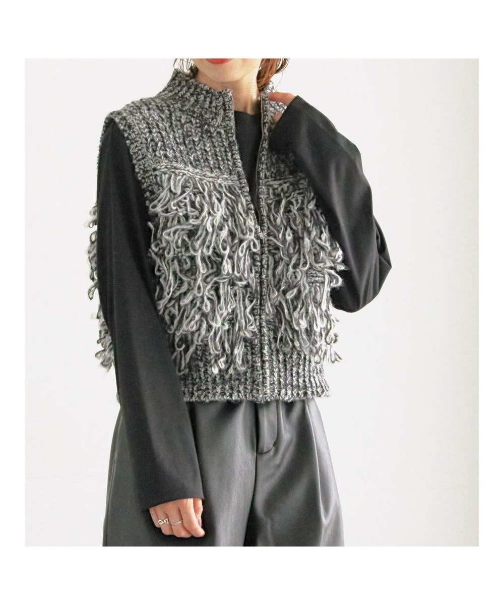 【テチチ/Te chichi】のループ編みコンパクトジップベスト 人気、トレンドファッション・服の通販 founy(ファニー) ファッション Fashion レディースファッション Fashion for Women アウター Coat / Outerwear Collection トップス・カットソー Cut & Sew Tops ニット Knit Tops & Sweaters ベスト&ジレ / 重ね着スタイル Vests & Gilets コンパクト Compact, Small Size ショート Short, Short Length セーター Sweater, Knitwear ベスト Vest, Waistcoat ボックス Boxy, Box Shape ループ Loop, Loop Knit 夏 Summer S/S・春夏 SS, Spring/Summer, Warm Season A/W・秋冬 Autumn/Winter other-1|ID: prp329100004761992 ipo3291000000034463905