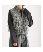 【テチチ/Te chichi】のループ編みコンパクトジップベスト グレー|ID: prp329100004761992 ipo3291000000034463906