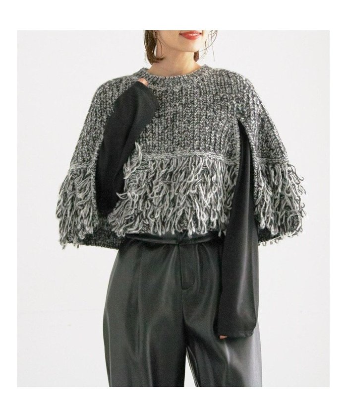 【テチチ/Te chichi】のループ編みポンチョ インテリア・キッズ・メンズ・レディースファッション・服の通販 founy(ファニー) https://founy.com/ ファッション Fashion レディースファッション Fashion for Women アウター Coat / Outerwear Collection ポンチョ・ケープコート Ponchos & Capes トップス・カットソー Cut & Sew Tops ニット Knit Tops & Sweaters おすすめ Recommended / Our Picks シンプル Simple, Minimal セーター Sweater, Knitwear デニム Denim, Jeans Material ポンチョ Poncho, Cape Style ミックス Mix, Mixed Style ループ Loop, Loop Knit 夏 Summer S/S・春夏 SS, Spring/Summer, Warm Season A/W・秋冬 Autumn/Winter |ID: prp329100004761993 ipo3291000000034463907