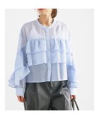 【テチチ/Te chichi】のシアーフリルティアードブラウス 人気、トレンドファッション・服の通販 founy(ファニー) ファッション Fashion レディースファッション Fashion for Women トップス・カットソー Cut & Sew Tops シャツ・ブラウス・オフィスカジュアル Elegant Blouses & Button-Ups おすすめ Recommended / Our Picks シアー Sheer, See-Through シンプル Simple, Minimal 夏 Summer S/S・春夏 SS, Spring/Summer, Warm Season A/W・秋冬 Autumn/Winter thumbnail サックスブルー|ID: prp329100004761995 ipo3291000000035590939