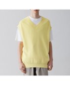 【アンフィーロ/UNFILO / MEN】のイージーケア ニットベスト 23年春夏商品 イエロー|ID: prp329100004762009 ipo3291000000034464105