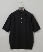 【五大陸/gotairiku / MEN】の【GOLD LABEL/WEB 一部店舗限定】シーアイランドコットン ラグランニットポロ 半袖 ブラック系|ID: prp329100004762012 ipo3291000000034464144
