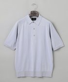 【五大陸/gotairiku / MEN】の【GOLD LABEL/WEB 一部店舗限定】シーアイランドコットン ラグランニットポロ 半袖 サックスブルー系|ID: prp329100004762012 ipo3291000000034464145