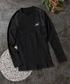 【シーダブリューエックス/CW-X / MEN】の【MEN】 CW-X 機能性トップス 【JYURYU TOP】 ホット 長袖 肩が動かしやすくなる 運動時の疲労を軽減 ゴルフ 球技 マラソン 保温(本体) JAO799 /ワコール ブラック|ID: prp329100004762018 ipo3291000000034464195