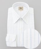 【ジェイ プレス/J.PRESS / MEN】の【WEB・一部店舗限定】コットンリネンオルタネートストライプ シャツ / レギュラー サックスブルー系1|ID: prp329100004762022 ipo3291000000034464210