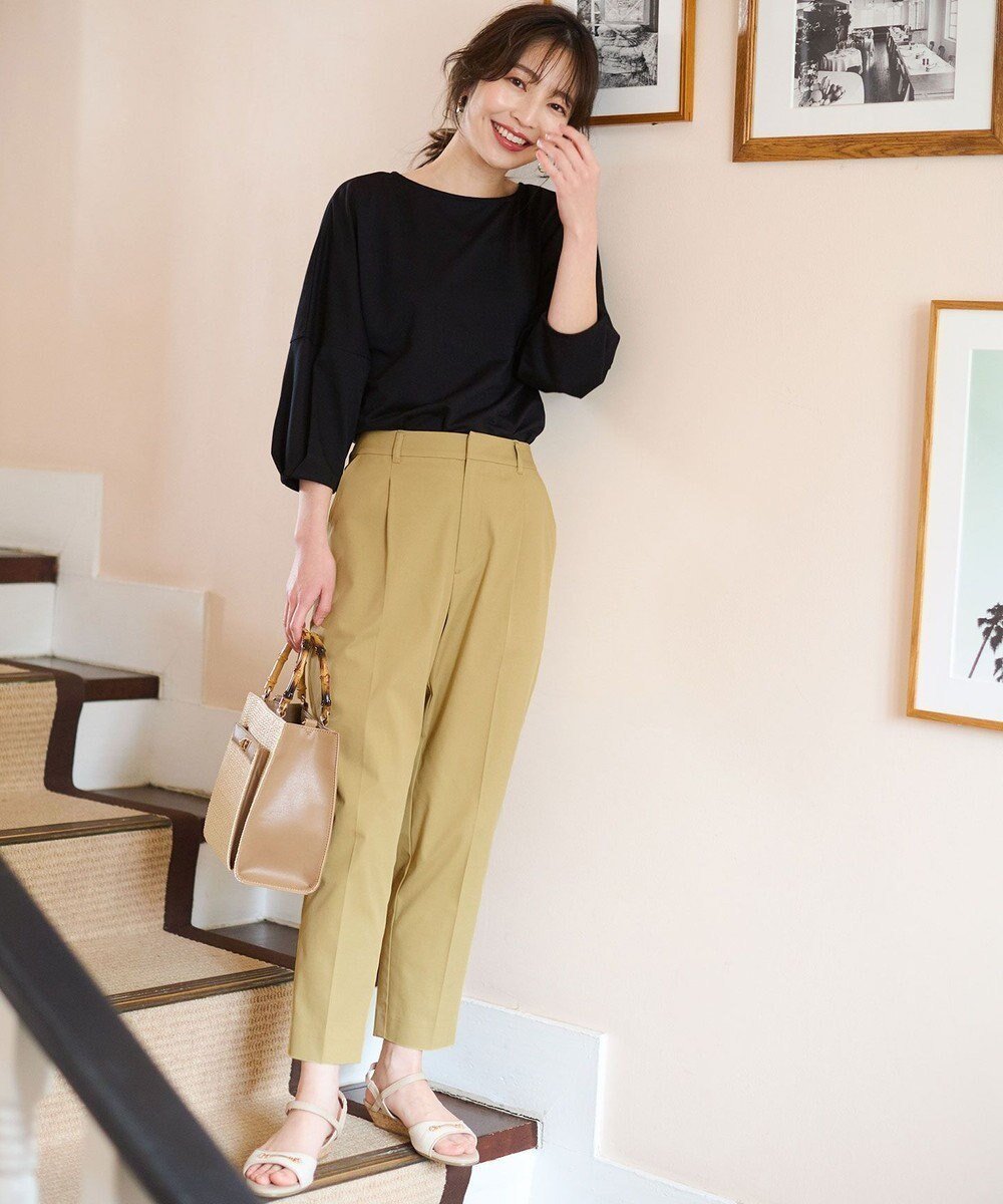 【エニィ スィス/any SiS】の【UVケア・接触冷感・撥水】クールタッチミラクルガード テーパード パンツ インテリア・キッズ・メンズ・レディースファッション・服の通販 founy(ファニー) ファッション Fashion レディースファッション Fashion for Women パンツ Pants & Trousers 春 Spring ギャザー Gathered, Ruffled ストレッチ Stretch, Stretchy Fabric タンブラー Tumbler, Travel Mug ツイル Twist, Twisted Detail テーパード Tapered, Tapered Pants 定番 Standard, Basic Item 人気 Popular, Best Seller パターン Pattern, Design Print ポケット Pocket, Pocket Detail S/S・春夏 SS, Spring/Summer, Warm Season 夏 Summer イエロー|ID: prp329100004762030 ipo3291000000034464304