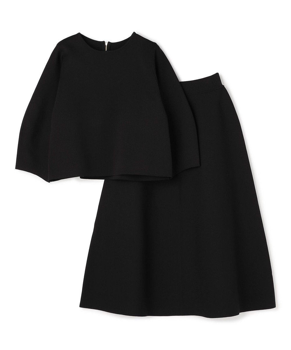 【アンフィーロ 自由区/UNFILO】の【軽量/アンチピリング】BEAUTY FORM KNIT フレアスカート セットアップ インテリア・キッズ・メンズ・レディースファッション・服の通販 founy(ファニー) ファッション Fashion レディースファッション Fashion for Women セットアップ Matching Sets スカート・ミニ/ミディ/マキシ Skirts / Mini, Midi & Maxi Skirts スカート Skirts Aライン・フレアスカート A-Line & Flared Skirts ウォッシャブル Machine Washable 春 Spring 軽量 Lightweight, Ultra Light ストレッチ Stretch, Stretchy Fabric セットアップ Set-Up, Coordinated Outfit フォルム Silhouette, Form フレア Flare, Flared ロング Long, Long-Length 楽ちん Easy Fit, Comfortable A/W・秋冬 Autumn/Winter 新作・新入荷 New Arrivals / New In 年末年始 Year-end and New Year Holidays ブラック|ID: prp329100004762045 ipo3291000000034464363