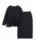 【アンフィーロ 自由区/UNFILO】のBEAUTY FORM KNIT ペプラムセットアップ 人気、トレンドファッション・服の通販 founy(ファニー) ファッション Fashion レディースファッション Fashion for Women ワンピース Dresses ウォッシャブル Machine Washable ギャザー Gathered, Ruffled 軽量 Lightweight, Ultra Light ストレッチ Stretch, Stretchy Fabric セットアップ Set-Up, Coordinated Outfit パール Pearl, Pearl Accent フォルム Silhouette, Form ペプラム Peplum, Flared Hem 楽ちん Easy Fit, Comfortable A/W・秋冬 Autumn/Winter thumbnail ネイビー|ID: prp329100004762046 ipo3291000000034911170