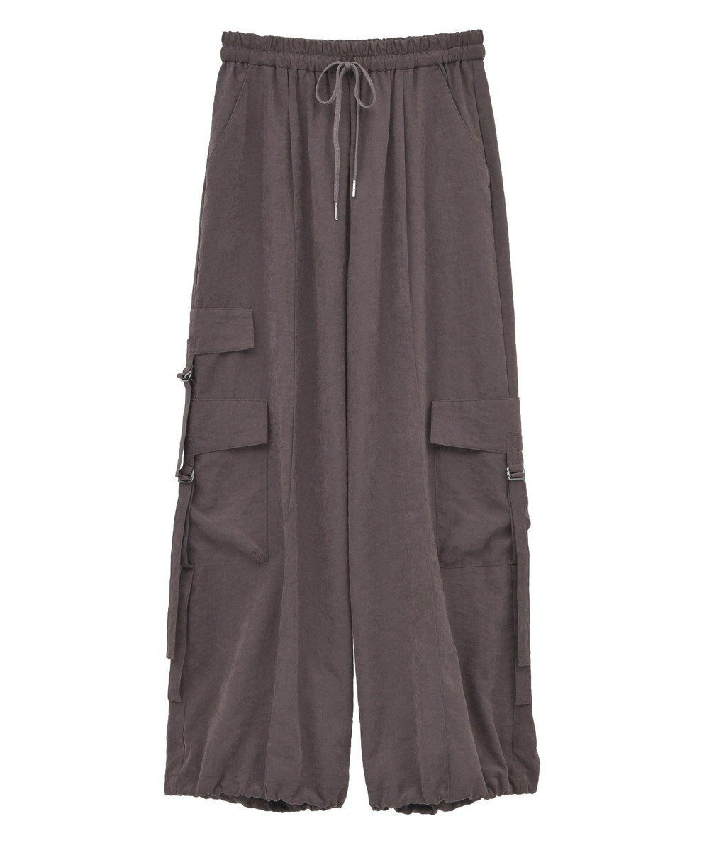 【イェッカ ヴェッカ/YECCA VECCA】のパラシュートカーゴパンツ インテリア・キッズ・メンズ・レディースファッション・服の通販 founy(ファニー) 　ファッション　Fashion　レディースファッション　Fashion for Women　パンツ　Pants & Trousers　カーゴパンツ　Cargo Pants, Utility Pants　トレンド　Trend, Trending Now　ピーチ　Peach, Soft Touch　ポケット　Pocket, Pocket Detail　A/W・秋冬　Autumn/Winter　Brown|ID: prp329100004762050 ipo3291000000034464381