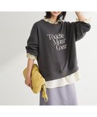 【グリーンパークス/Green Parks】のオーバーサイズロゴ裏毛プルオーバー Charcoal Gray|ID: prp329100004762052 ipo3291000000036201999