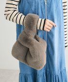 【グリーンパークス/Green Parks】のETS.ミンク風ファーミニトートバック Charcoal Gray|ID: prp329100004762053 ipo3291000000034464393