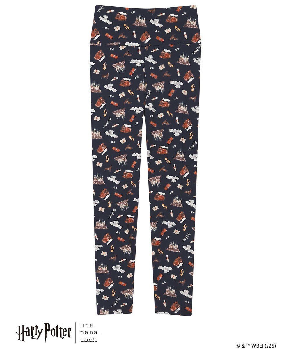 【ウンナナクール/une nana cool】の【ハリー・ポッターコラボ】 Harry Potter * une nana cool ハラマキ付きレギンス インテリア・キッズ・メンズ・レディースファッション・服の通販 founy(ファニー) 　ファッション　Fashion　レディースファッション　Fashion for Women　パンツ　Pants & Trousers　レギンス　Leggings & Stretch Pants　アンダー　Underwear Essentials　インナー　Innerwear　レギンス　Leggings, Stretch Pants　A/W・秋冬　Autumn/Winter　S/S・春夏　SS, Spring/Summer, Warm Season　夏　Summer　ネイビー|ID: prp329100004762060 ipo3291000000034464491