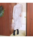 【アースミュージックアンドエコロジー/earth music&ecology】のクラッシュベロアシャーリングワンピース Ecru|ID: prp329100004762070 ipo3291000000034464525