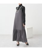 【アースミュージックアンドエコロジー/earth music&ecology】のアソートサテンキャミワンピース ドットグレー|ID: prp329100004762077 ipo3291000000034464568