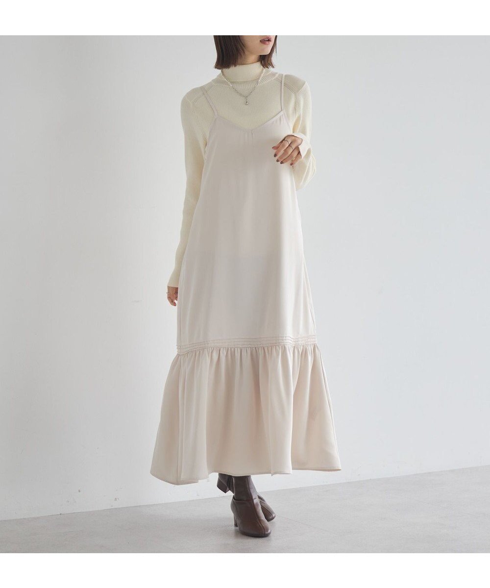 【アースミュージックアンドエコロジー/earth music&ecology】のアソートサテンキャミワンピース 人気、トレンドファッション・服の通販 founy(ファニー) ファッション Fashion レディースファッション Fashion for Women ワンピース Dresses キャミソールワンピース Camisole Dresses インナー Innerwear キャミソール Camisole, Spaghetti Strap Top サテン Satin, Glossy Fabric ドット Polka Dot, Dot Pattern ポケット Pocket, Pocket Detail エレガント 上品 Elegant 無地 Plain, Solid Color A/W・秋冬 Autumn/Winter other-1|ID: prp329100004762077 ipo3291000000034496173