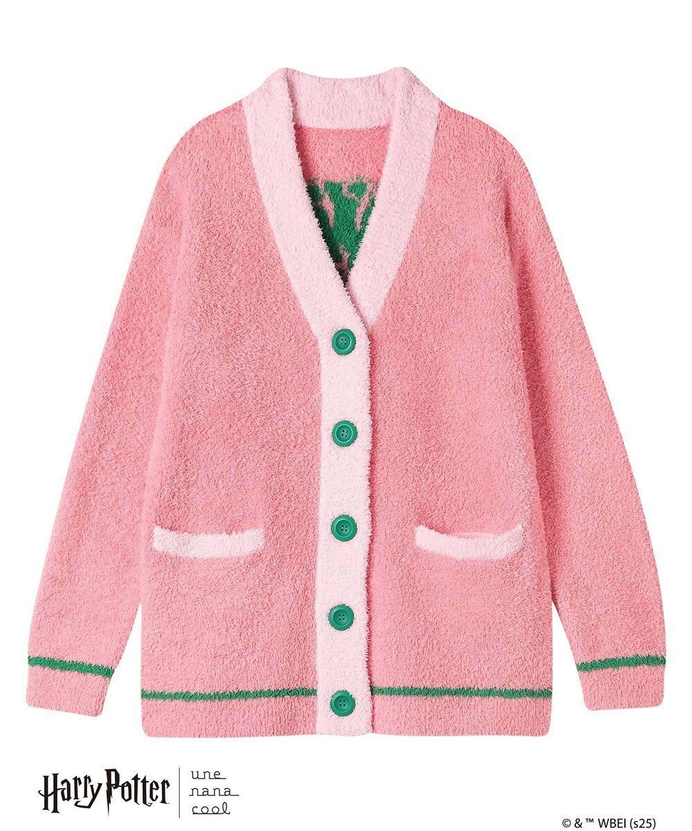 【ウンナナクール/une nana cool】の【ハリー・ポッターコラボ】 Harry Potter * une nana cool カーディガン インテリア・キッズ・メンズ・レディースファッション・服の通販 founy(ファニー) ファッション Fashion レディースファッション Fashion for Women トップス・カットソー Cut & Sew Tops カーディガン・羽織り Layered Style Cardigans 秋 Autumn カーディガン Cardigan, Knitwear ジャカード/ジャガード Jacquard, Woven Pattern 猫 Cat, Kitty パジャマ Pajamas, Sleepwear ピンク|ID: prp329100004762081 ipo3291000000034464588