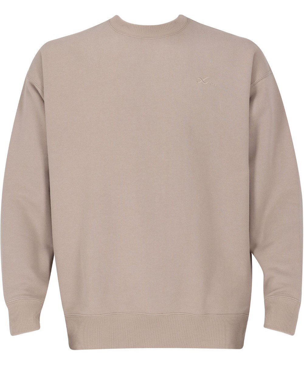 【シーダブリューエックス/CW-X】のCW-X 【UNISEX】 トップス スウェットプルオーバー 長袖 Uネック 裏毛素材 ユニセックス DWR529 /ワコール インテリア・キッズ・メンズ・レディースファッション・服の通販 founy(ファニー) ファッション Fashion レディースファッション Fashion for Women トップス・カットソー Cut & Sew Tops レディースパーカー・カジュアルフーディー Casual Hoodies & Sweatshirts カジュアルプルオーバー・ニットトップス Pullovers & Knit Tops / Casual Pullovers スウェット・クルーネックトップス Sweatshirts & Crewnecks / Relaxed Fit Sweat Tops ユニセックス Unisex, Genderless 長袖 Long Sleeve, Full Sleeve ベージュ|ID: prp329100004762083 ipo3291000000034464596