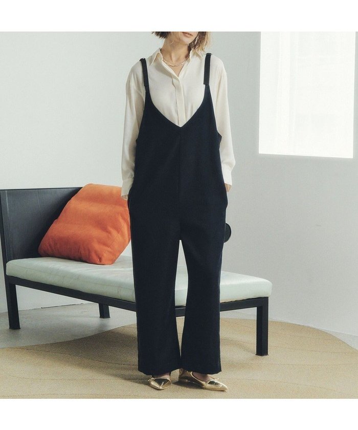 【イェッカ ヴェッカ/YECCA VECCA】のサイドラインサロペット インテリア・キッズ・メンズ・レディースファッション・服の通販 founy(ファニー) https://founy.com/ ファッション Fashion レディースファッション Fashion for Women ワンピース Dresses オールインワン・ワンピース Dresses and Jumpsuits サロペット&オールインワン Dungarees & Jumpsuit Styles インナー Innerwear サロペット Overalls, Salopette ストレッチ Stretch, Stretchy Fabric タートルネック Turtleneck, High Neck ポケット Pocket, Pocket Detail ロング Long, Long-Length A/W・秋冬 Autumn/Winter |ID: prp329100004762085 ipo3291000000034464600