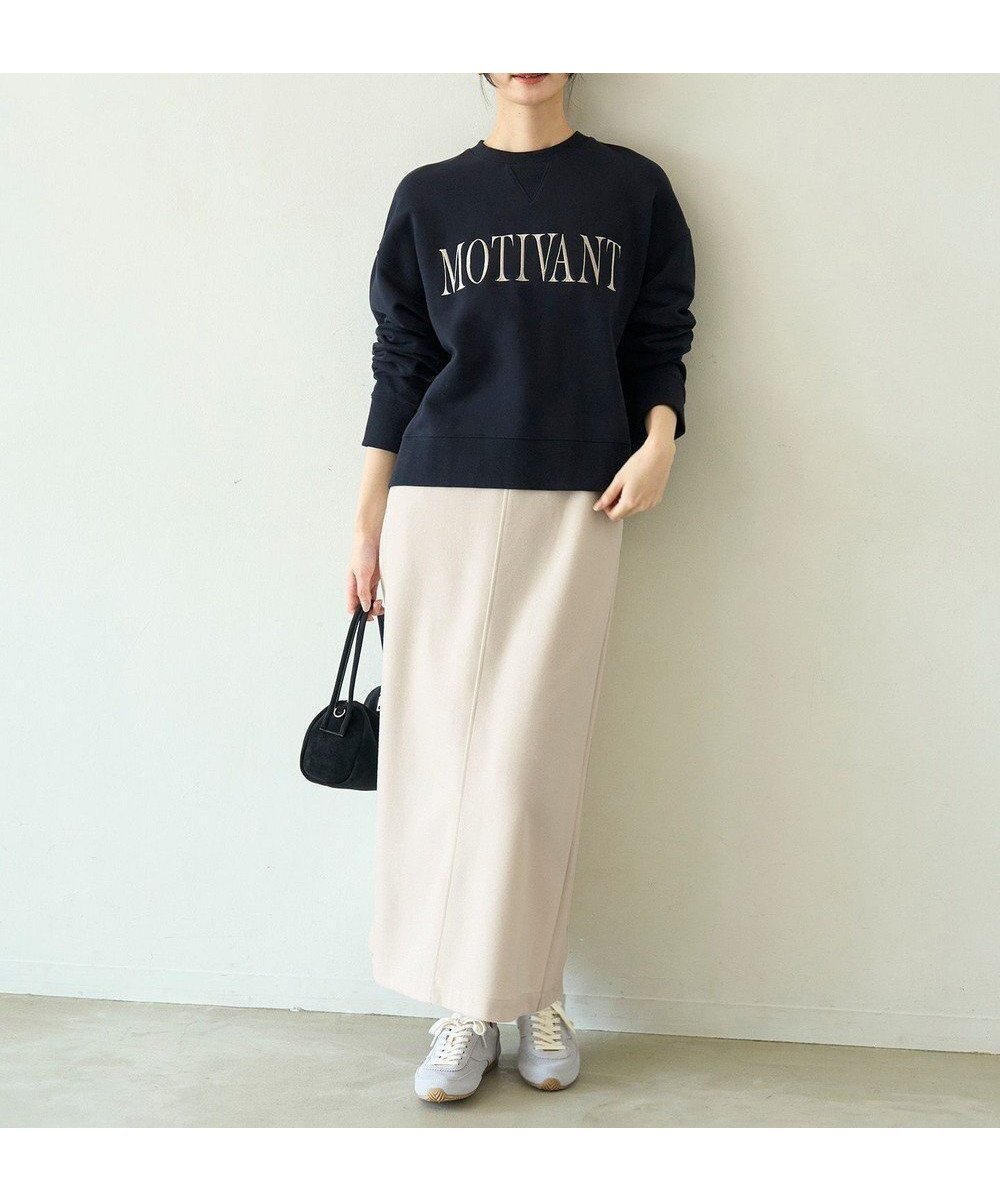 【アンフィーロ 自由区/UNFILO】のブラッシュドジャージー Iラインスカート 人気、トレンドファッション・服の通販 founy(ファニー) ファッション Fashion レディースファッション Fashion for Women スカート Skirts ダブル Double, Double-Breasted フロント Front, Front Design A/W・秋冬 Autumn/Winter other-1|ID: prp329100004762103 ipo3291000000034464665