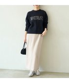 【アンフィーロ 自由区/UNFILO】のブラッシュドジャージー Iラインスカート アイボリー|ID: prp329100004762103 ipo3291000000035546513