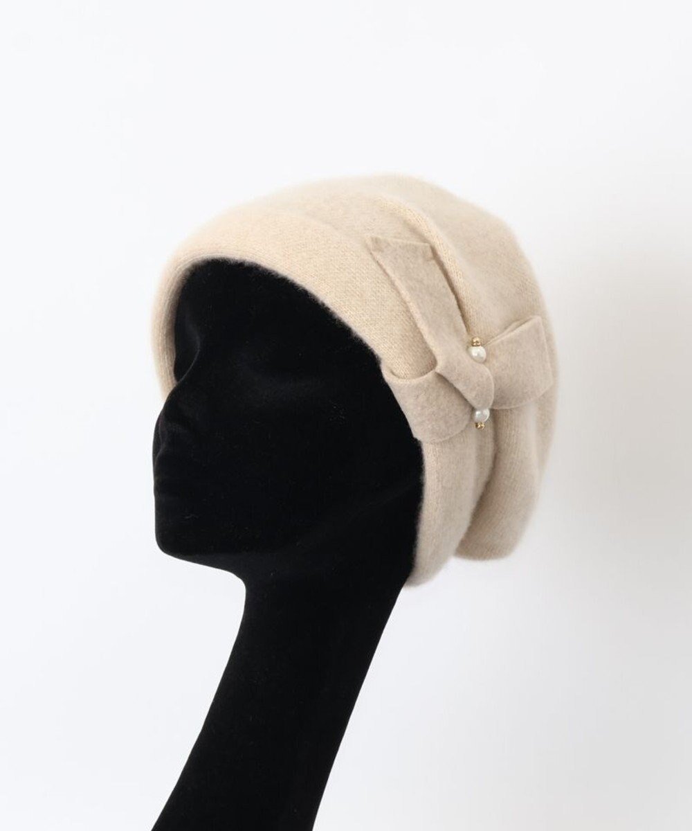 【アウロラ/AURORA】のLANVIN en Bleu (ランバン オン ブルー)カシミヤターバン風ワッチ インテリア・キッズ・メンズ・レディースファッション・服の通販 founy(ファニー) ファッション Fashion レディースファッション Fashion for Women キャップ&ハット Hats & Caps エレガント 上品 Elegant シンプル Simple, Minimal ターバン Turban, Headband パール Pearl, Pearl Accent フォーマル Formal, Dressy ミックス Mix, Mixed Style リボン Ribbon, Bow 帽子 Hat, Headwear A/W・秋冬 Autumn/Winter ベージュ|ID: prp329100004762107 ipo3291000000034464683