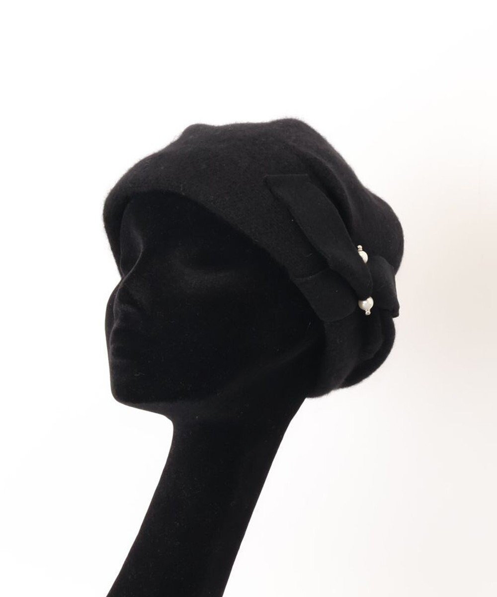 【アウロラ/AURORA】のLANVIN en Bleu (ランバン オン ブルー)カシミヤターバン風ワッチ インテリア・キッズ・メンズ・レディースファッション・服の通販 founy(ファニー) ファッション Fashion レディースファッション Fashion for Women キャップ&ハット Hats & Caps エレガント 上品 Elegant シンプル Simple, Minimal ターバン Turban, Headband パール Pearl, Pearl Accent フォーマル Formal, Dressy ミックス Mix, Mixed Style リボン Ribbon, Bow 帽子 Hat, Headwear A/W・秋冬 Autumn/Winter ブラック|ID: prp329100004762107 ipo3291000000034464685