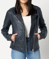 【ウォードブルー/WOADBLUE】のMOTO JACKET NAVY 人気、トレンドファッション・服の通販 founy(ファニー) ファッション Fashion レディースファッション Fashion for Women アウター Coat / Outerwear Collection レディースジャケット・軽アウター Jackets ライダースジャケット / レザースタイル Riders Jackets & Biker Style アシンメトリー Asymmetrical Style インナー Innerwear クール Cool, Chic コンパクト Compact, Small Size シルバー Silver, Metallic Silver シンプル Simple, Minimal ジップ Zip, Zipper ジャケット Jacket, Outerwear スタイリッシュ Stylish, Fashionable デニム Denim, Jeans Material トレンド Trend, Trending Now 定番 Standard, Basic Item バランス Balance, Style Balance フェミニン Feminine, Girly フロント Front, Front Design ポケット Pocket, Pocket Detail ライダース Riders ライダースジャケット Riders, Biker Jacket A/W・秋冬 Autumn/Winter S/S・春夏 SS, Spring/Summer, Warm Season 夏 Summer エレガント 上品 Elegant |ID:prp329100004762109