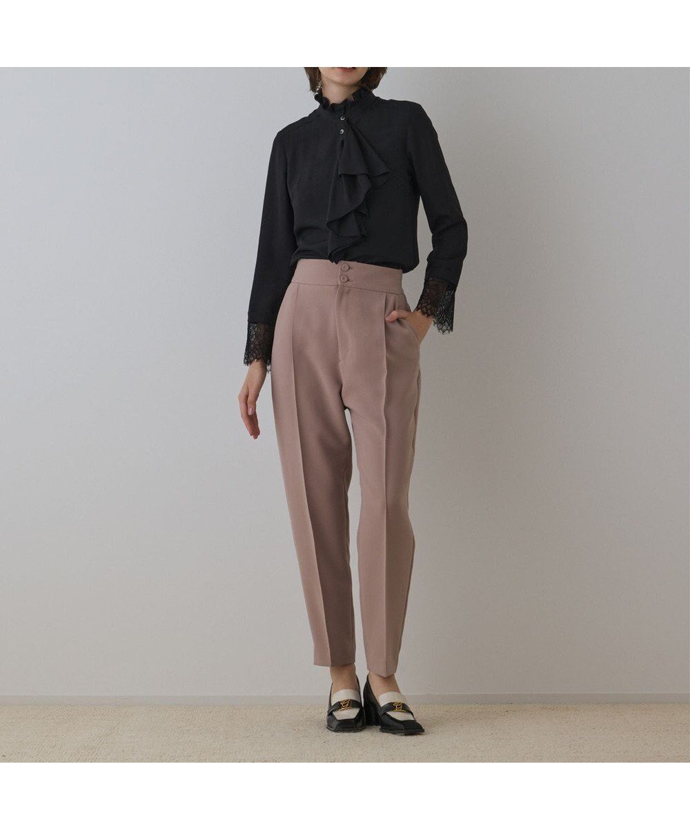 【グレース コンチネンタル/GRACE CONTINENTAL】のハイウエストテーパードパンツ 人気、トレンドファッション・服の通販 founy(ファニー) ファッション Fashion レディースファッション Fashion for Women パンツ Pants & Trousers スタイリッシュ Stylish, Fashionable ストレッチ Stretch, Stretchy Fabric センター Center, Center Line ダブル Double, Double-Breasted フォーマル Formal, Dressy A/W・秋冬 Autumn/Winter other-1|ID: prp329100004762110 ipo3291000000034464691
