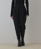 【グレース コンチネンタル/GRACE CONTINENTAL】のハイウエストテーパードパンツ ブラック|ID: prp329100004762110 ipo3291000000034464693