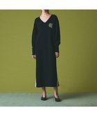 【グレース コンチネンタル/GRACE CONTINENTAL】のライン配色ニットワンピース ブラック|ID: prp329100004762119 ipo3291000000034464721